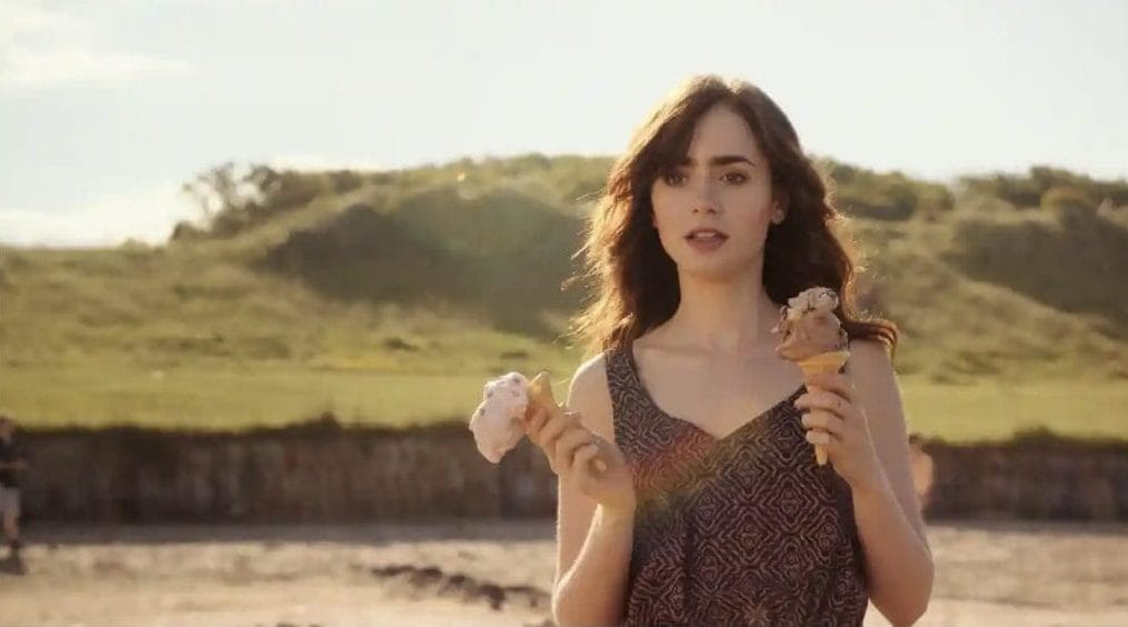 Lily Collins in Love Rosie